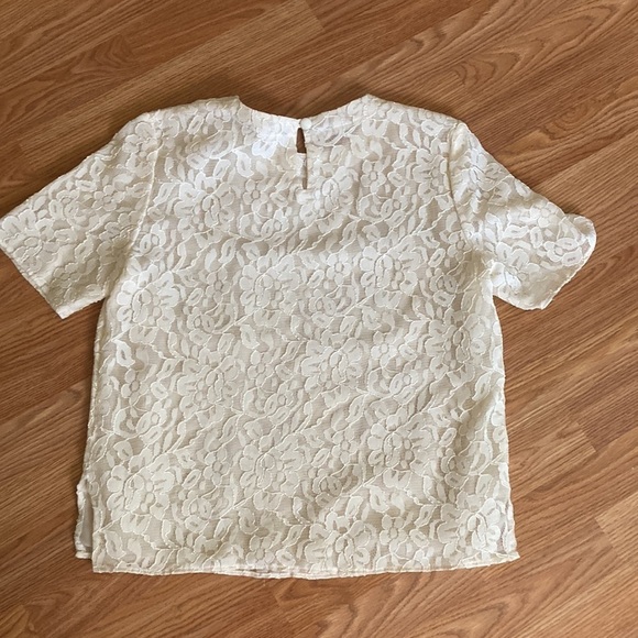 Vintage Fritz & Lloyd Lacey Floral Top - Picture 8 of 13